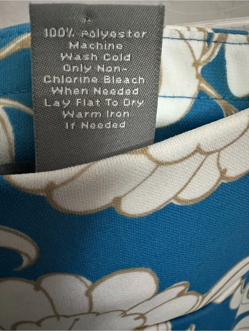 ANN TAYLOR A-line Floral Easy Care Skirt Womens Size Medium - Picture 5 of 5